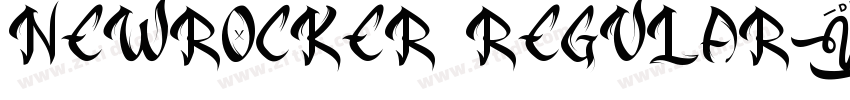 NewRocker Regular字体转换